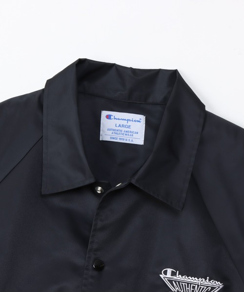 Champion（チャンピオン）の「【Champion/チャンピオン】メンズ アクションスタイル コーチジャケット（その他アウター・メンズ・ネイビー/ダークブラウン/ブラック・MEDIUM/X-LARGE/LARGE）」の6枚目の写真