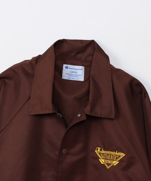 Champion（チャンピオン）の「【Champion/チャンピオン】メンズ アクションスタイル コーチジャケット（その他アウター・メンズ・ネイビー/ダークブラウン/ブラック・MEDIUM/X-LARGE/LARGE）」の10枚目の写真