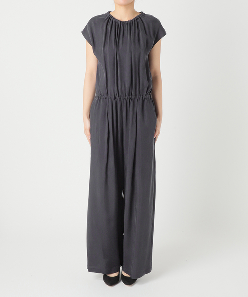 追加2》キュプラギャザーネックオールインワン（つなぎ