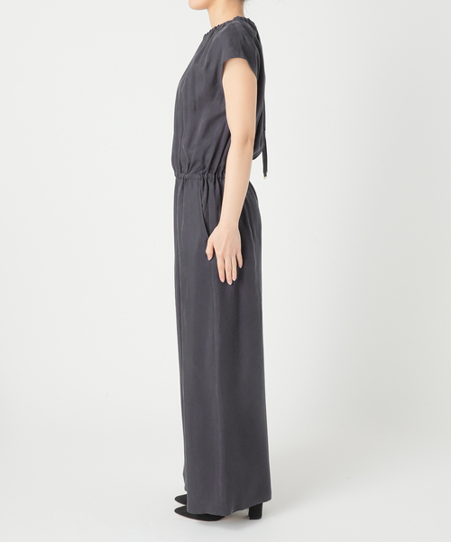 追加2》キュプラギャザーネックオールインワン（つなぎ/オールインワン