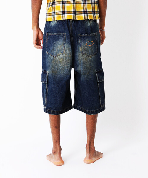 AFB(エーエフビー)の「AFB / エーエフビー BAGGY CARGO SHORTS(その他パンツ・メンズ・ブラック/ブルー系その他・MEDIUM/LARGE)」の4枚目の写真