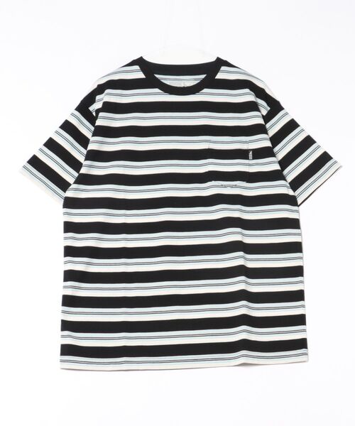 Eddie Bauer（エディーバウアー）の「ランダムボーダー 半袖 Tシャツ（Tシャツ/カットソー・メンズ・ブラック系/ベージュ系/カーキ系・M/XXL/XL/L）」の17枚目の写真