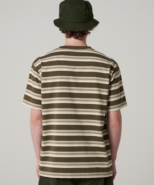 Eddie Bauer（エディーバウアー）の「ランダムボーダー 半袖 Tシャツ（Tシャツ/カットソー・メンズ・ブラック系/ベージュ系/カーキ系・M/XXL/XL/L）」の11枚目の写真