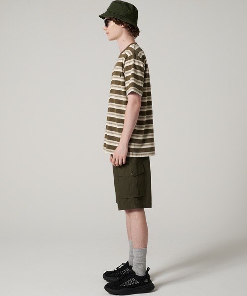 Eddie Bauer（エディーバウアー）の「ランダムボーダー 半袖 Tシャツ（Tシャツ/カットソー・メンズ・ブラック系/ベージュ系/カーキ系・M/XXL/XL/L）」の7枚目の写真