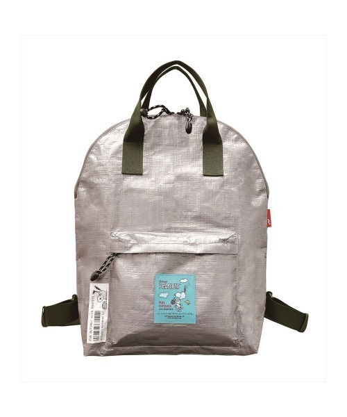 ROOTOTE（ルートート）の「IP.セオルー.Peanuts-9F（バックパック/リュック・レディース・ブラック/シルバー/チェック/ブルー・FREE）」の4枚目の写真