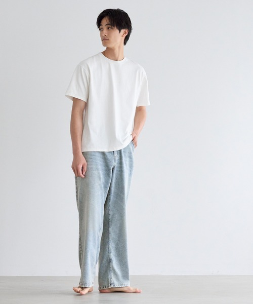 coca（coca）（コカ）の「ワイドデニムパンツ（デニムパンツ・メンズ・ブルー/ネイビー・XL/L/M）」の6枚目の写真