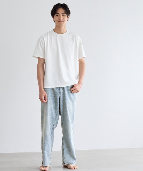 coca（coca）（コカ）の「ワイドデニムパンツ（デニムパンツ・メンズ・ブルー/ネイビー・XL/L/M）」の8枚目の写真