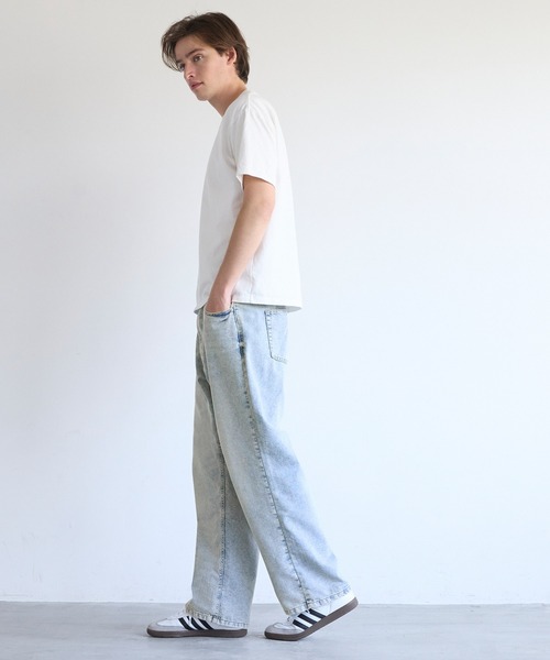 coca（coca）（コカ）の「ワイドデニムパンツ（デニムパンツ・メンズ・ブルー/ネイビー・XL/L/M）」の10枚目の写真