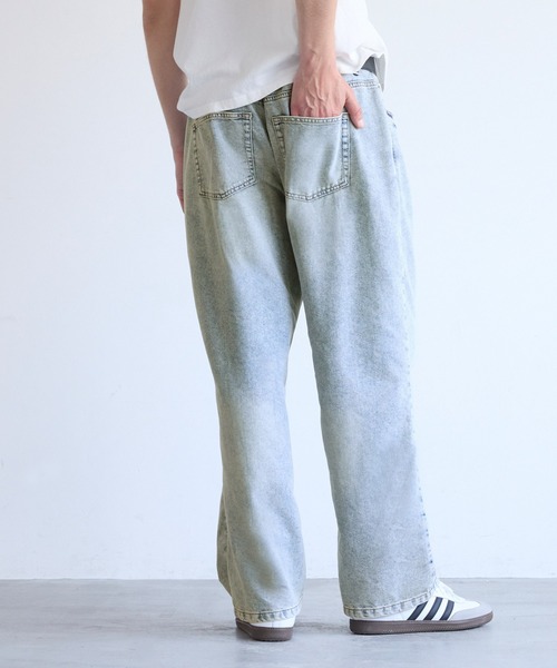 coca（coca）（コカ）の「ワイドデニムパンツ（デニムパンツ・メンズ・ブルー/ネイビー・XL/L/M）」の11枚目の写真