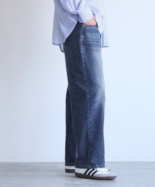 coca（coca）（コカ）の「ワイドデニムパンツ（デニムパンツ・メンズ・ブルー/ネイビー・XL/L/M）」の13枚目の写真