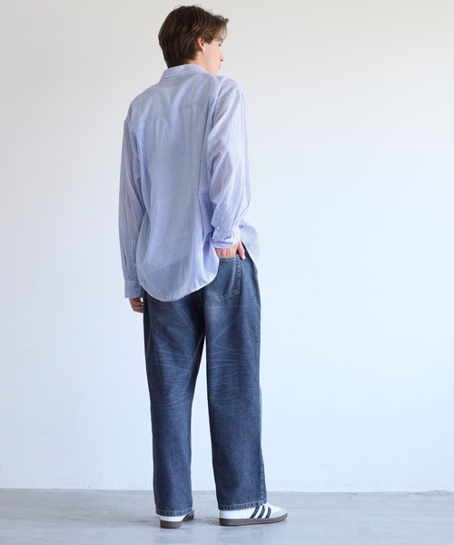 coca（coca）（コカ）の「ワイドデニムパンツ（デニムパンツ・メンズ・ブルー/ネイビー・XL/L/M）」の14枚目の写真