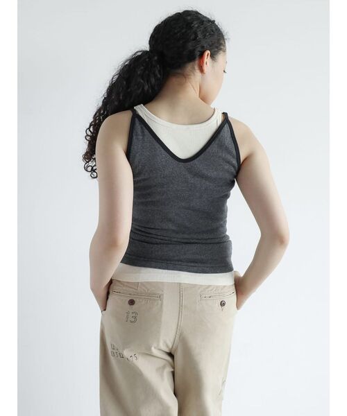 FIKA.(フィーカ)の「Prib Cami Tank(キャミソール・レディース・グレー系/エンジ/ブラウン・FREE)」の6枚目の写真