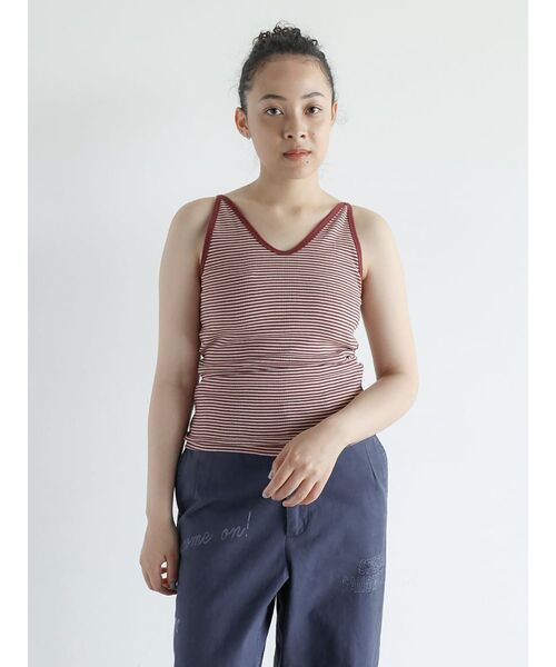 FIKA.(フィーカ)の「Prib Cami Tank(キャミソール・レディース・グレー系/エンジ/ブラウン・FREE)」の9枚目の写真