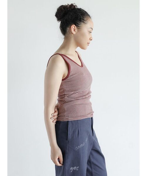 FIKA.(フィーカ)の「Prib Cami Tank(キャミソール・レディース・グレー系/エンジ/ブラウン・FREE)」の10枚目の写真