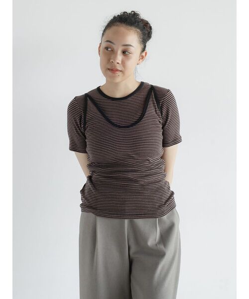 FIKA.(フィーカ)の「Prib Cami Tank(キャミソール・レディース・グレー系/エンジ/ブラウン・FREE)」の15枚目の写真
