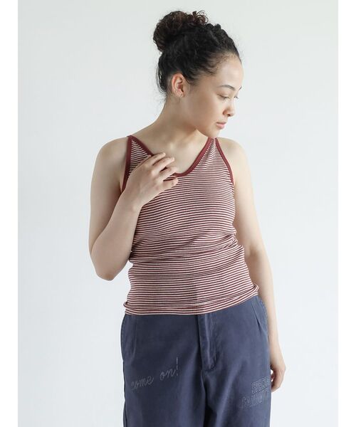 FIKA.(フィーカ)の「Prib Cami Tank(キャミソール・レディース・グレー系/エンジ/ブラウン・FREE)」の2枚目の写真