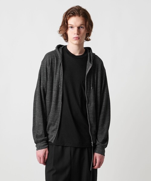 UNITED ARROWS & SONS（ユナイテッドアローズアンドサンズ）の「＜UNITED ARROWS & SONS by MASAKI KAWASE＞ W/P WFL ZIP HOODIE/フーディ（パーカー・メンズ・ライトグレー/ダークグレー/ブラック・XL/L/M）」の3枚目の写真
