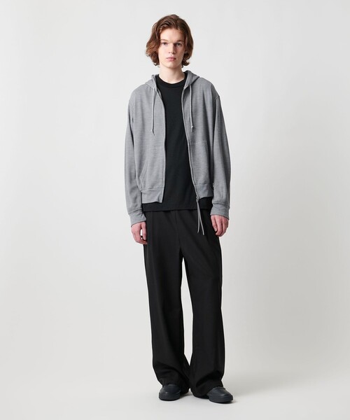 UNITED ARROWS & SONS（ユナイテッドアローズアンドサンズ）の「＜UNITED ARROWS & SONS by MASAKI KAWASE＞ W/P WFL ZIP HOODIE/フーディ（パーカー・メンズ・ライトグレー/ダークグレー/ブラック・XL/L/M）」の6枚目の写真
