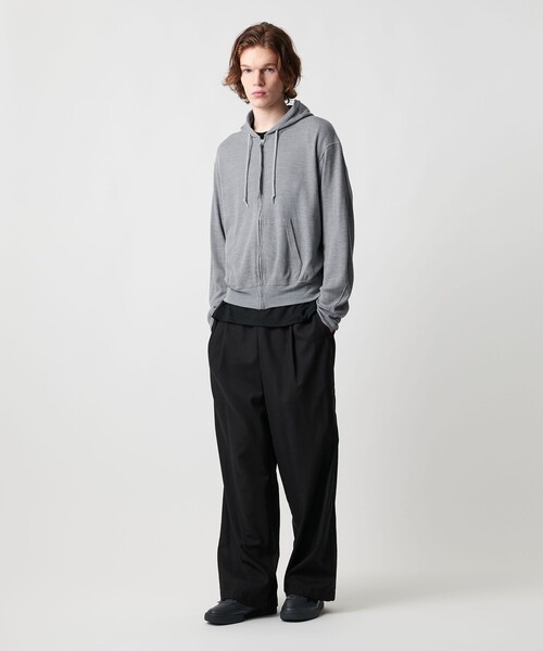 UNITED ARROWS & SONS（ユナイテッドアローズアンドサンズ）の「＜UNITED ARROWS & SONS by MASAKI KAWASE＞ W/P WFL ZIP HOODIE/フーディ（パーカー・メンズ・ライトグレー/ダークグレー/ブラック・XL/L/M）」の7枚目の写真