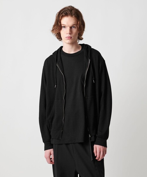 UNITED ARROWS & SONS（ユナイテッドアローズアンドサンズ）の「＜UNITED ARROWS & SONS by MASAKI KAWASE＞ W/P WFL ZIP HOODIE/フーディ（パーカー・メンズ・ライトグレー/ダークグレー/ブラック・XL/L/M）」の8枚目の写真