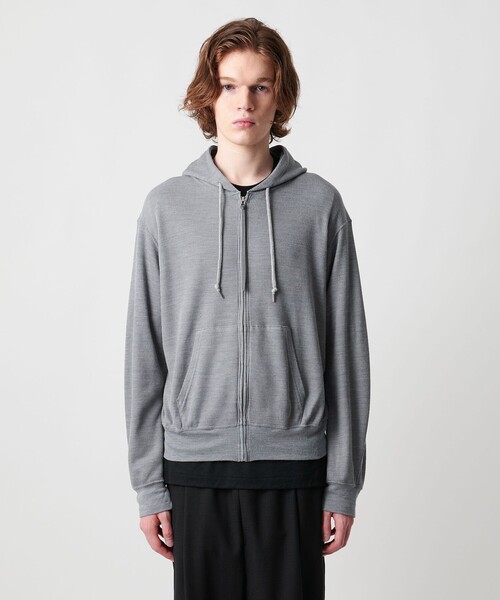 UNITED ARROWS & SONS（ユナイテッドアローズアンドサンズ）の「＜UNITED ARROWS & SONS by MASAKI KAWASE＞ W/P WFL ZIP HOODIE/フーディ（パーカー・メンズ・ライトグレー/ダークグレー/ブラック・XL/L/M）」の12枚目の写真