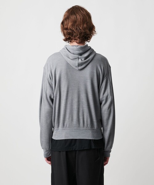UNITED ARROWS & SONS（ユナイテッドアローズアンドサンズ）の「＜UNITED ARROWS & SONS by MASAKI KAWASE＞ W/P WFL ZIP HOODIE/フーディ（パーカー・メンズ・ライトグレー/ダークグレー/ブラック・XL/L/M）」の14枚目の写真
