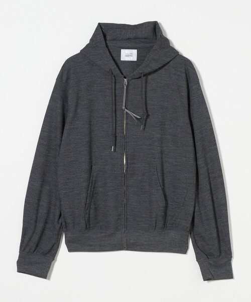 UNITED ARROWS & SONS（ユナイテッドアローズアンドサンズ）の「＜UNITED ARROWS & SONS by MASAKI KAWASE＞ W/P WFL ZIP HOODIE/フーディ（パーカー・メンズ・ライトグレー/ダークグレー/ブラック・XL/L/M）」の15枚目の写真