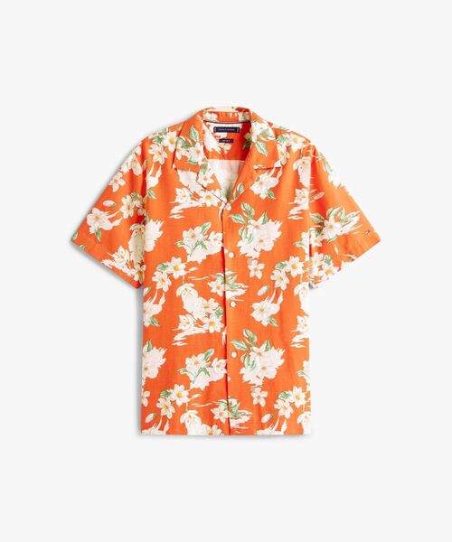 TOMMY HILFIGER(トミーヒルフィガー)の「ライトウェイトフローラルプリントショートスリーブシャツ(シャツ/ブラウス・メンズ・マルチ・LARGE/MEDIUM/SMALL/X-LARGE)」の5枚目の写真