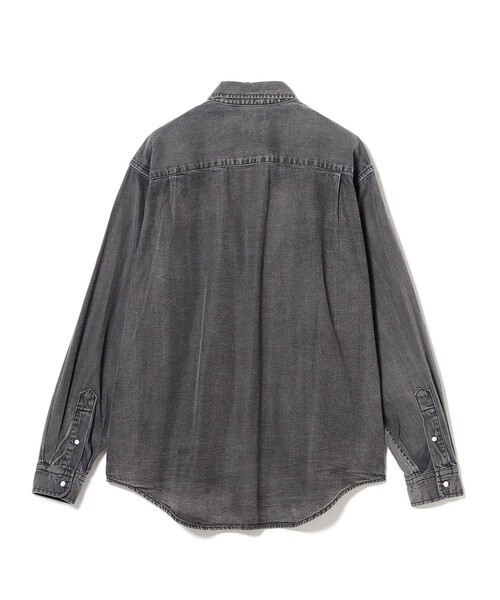 BEAMS(ビームス)の「デニム ボタンダウンシャツ(シャツ/ブラウス・メンズ・ブラック/インディゴブルー・S/M/L/XL)」の8枚目の写真