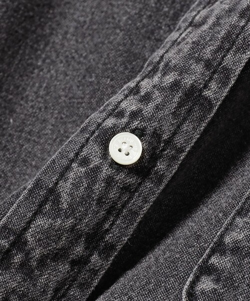 BEAMS(ビームス)の「デニム ボタンダウンシャツ(シャツ/ブラウス・メンズ・ブラック/インディゴブルー・S/M/L/XL)」の9枚目の写真