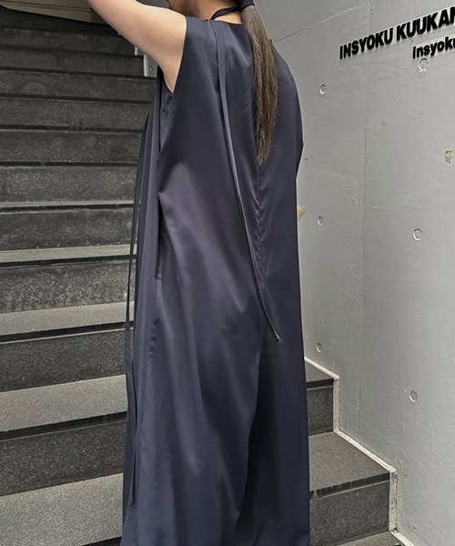 セール】square line wide all-in-one（つなぎ/オールインワン