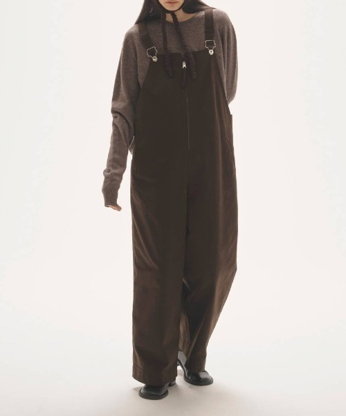 TODAYFUL（トゥデイフル）の「TODAYFUL Frontzip Twill Salopette