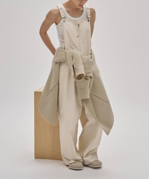 TODAYFUL（トゥデイフル）の「TODAYFUL Frontzip Twill Salopette