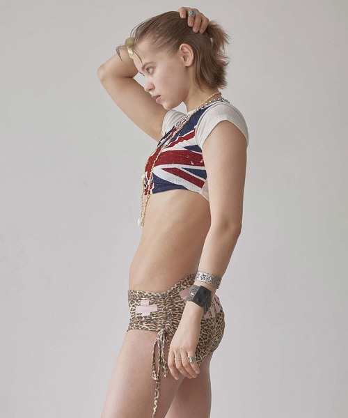 SCULPTOR(スカルプター)の「Union Jack Baby Tee(Tシャツ/カットソー・レディース・ブラック/ホワイト・X-SMALL/SMALL/MEDIUM/LARGE)」の7枚目の写真