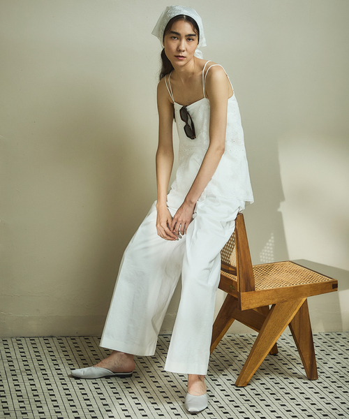 IENA（イエナ）の「レーススカーフ（バンダナ/スカーフ・レディース・ホワイト・FREE）」の14枚目の写真