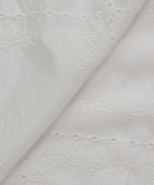 IENA（イエナ）の「レーススカーフ（バンダナ/スカーフ・レディース・ホワイト・FREE）」の2枚目の写真