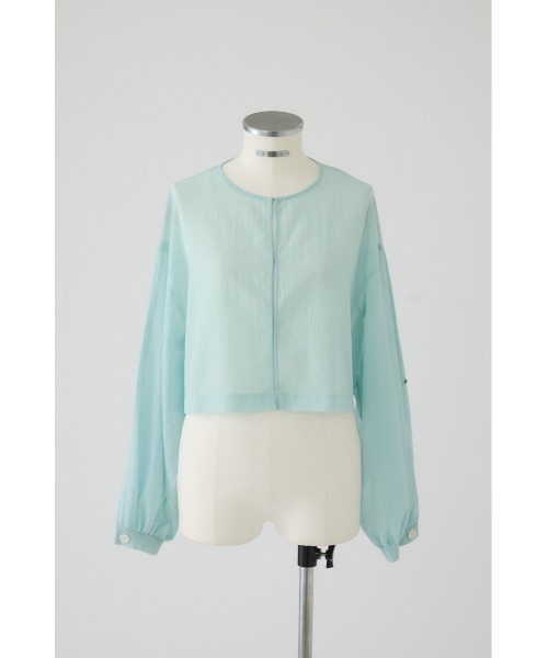 Open sleeve sheer SH オープンスリーブシアーシャツ（シャツ
