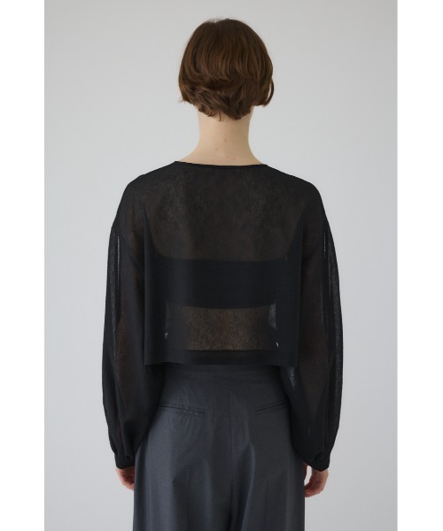 リムアーク　Sheer long gown ブラック　ロングシャツ　レディース Wide sheer open SH(506470059) | リムアーク(RIM.ARK) - d fashion
