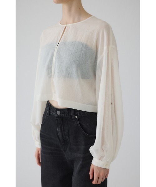 Open sleeve sheer SH オープンスリーブシアーシャツ（シャツ
