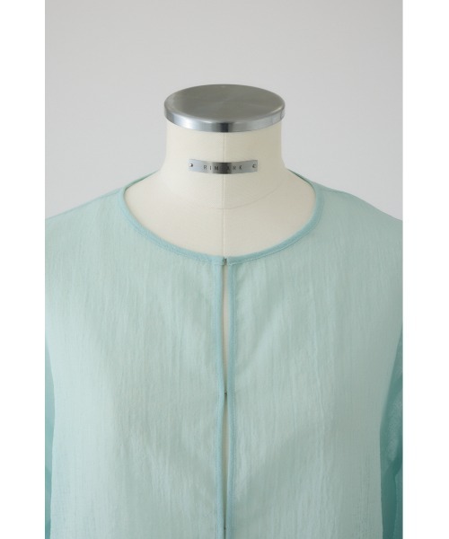 最終値下げOpen collar sheer SH RIM.ARK ブラウン 最終値下げOpen collar sheer SH RIM.ARK ブラウン