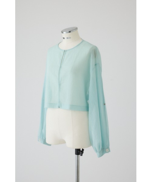Open sleeve sheer SH オープンスリーブシアーシャツ（シャツ