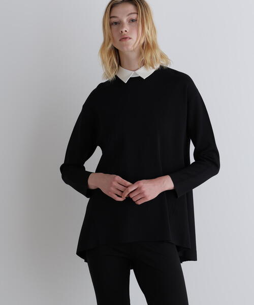 ◇襟付きフレアニット（ニット/セーター）｜LE PHIL（ルフィル）の