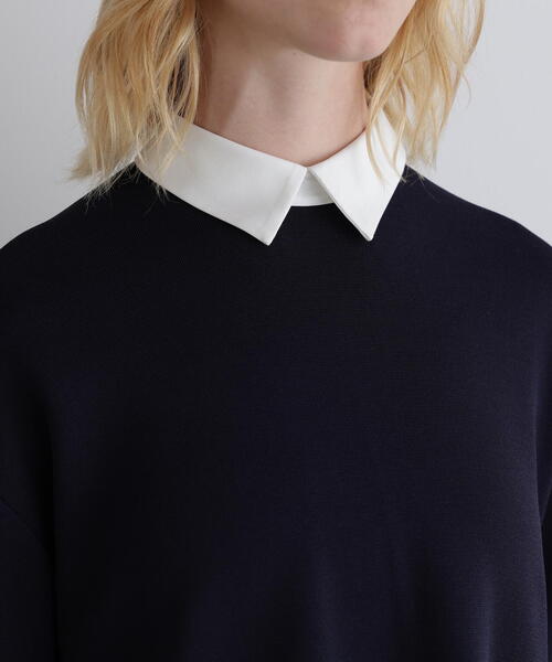 ルフィル☆ニット ◇襟付きフレアニット（ニット/セーター）｜LE PHIL（ルフィル）の