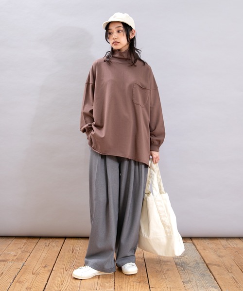 URCH RNA(アーチ アールエヌエー)の「R4366 ウールライクなコックさんのスラックスパンツ(その他パンツ・レディース・グレー/グリーン/ベージュ系その他・FREE)」の15枚目の写真