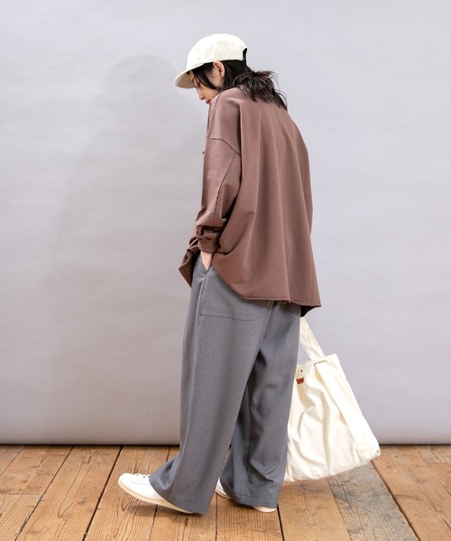 URCH RNA(アーチ アールエヌエー)の「R4366 ウールライクなコックさんのスラックスパンツ(その他パンツ・レディース・グレー/グリーン/ベージュ系その他・FREE)」の16枚目の写真