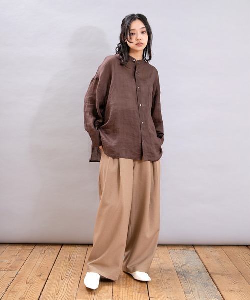URCH RNA(アーチ アールエヌエー)の「R4366 ウールライクなコックさんのスラックスパンツ(その他パンツ・レディース・グレー/グリーン/ベージュ系その他・FREE)」の18枚目の写真