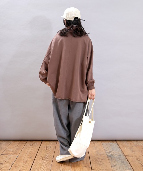 URCH RNA(アーチ アールエヌエー)の「R4366 ウールライクなコックさんのスラックスパンツ(その他パンツ・レディース・グレー/グリーン/ベージュ系その他・FREE)」の17枚目の写真