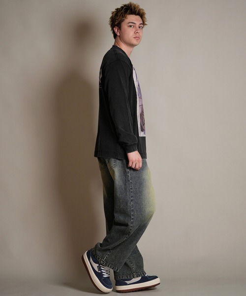 THRASHER/スラッシャー 長袖 Tシャツ ロンT バックプリント ピグメント