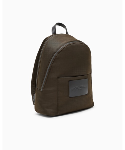 エンポリオ アルマーニ】ラウンドバックパック パデッドナイロン