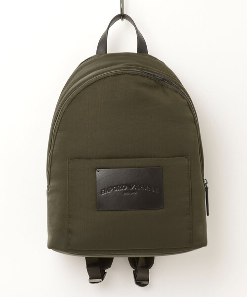 EMPORIO ARMANI（エンポリオアルマーニ）の「【エンポリオ アルマーニ】ラウンドバックパック パデッドナイロン（バックパック/リュック・メンズ・カーキ・FREE）」の7枚目の写真
